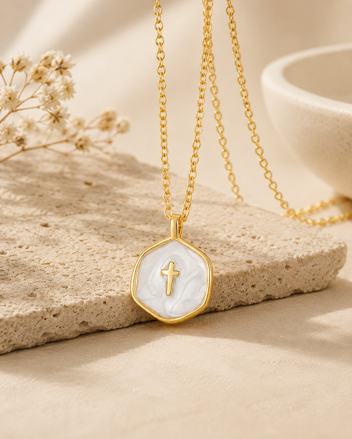 Light Cross-Colier