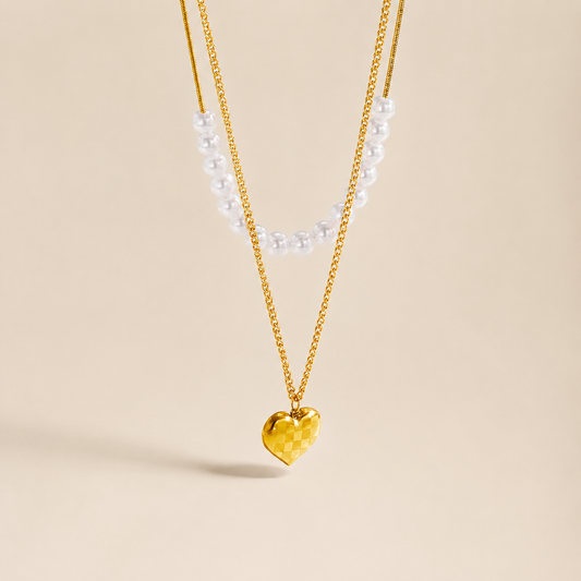 Colier Golden Love