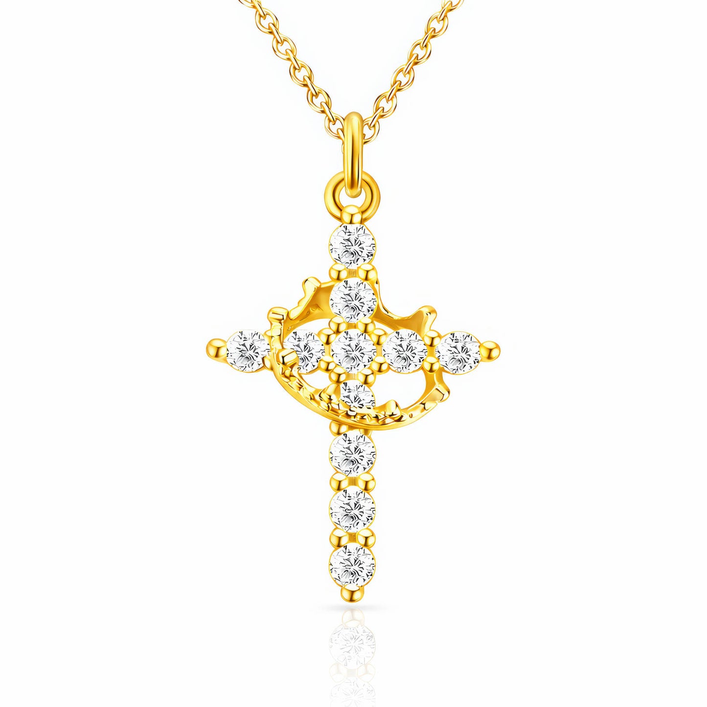 Colier Radiant Cross