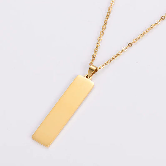 Colier - minimalist - Bară Aurie